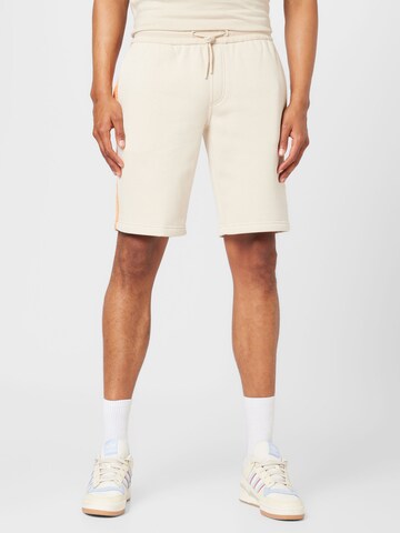 Calvin Klein Jeans Regular Pants in Beige: front