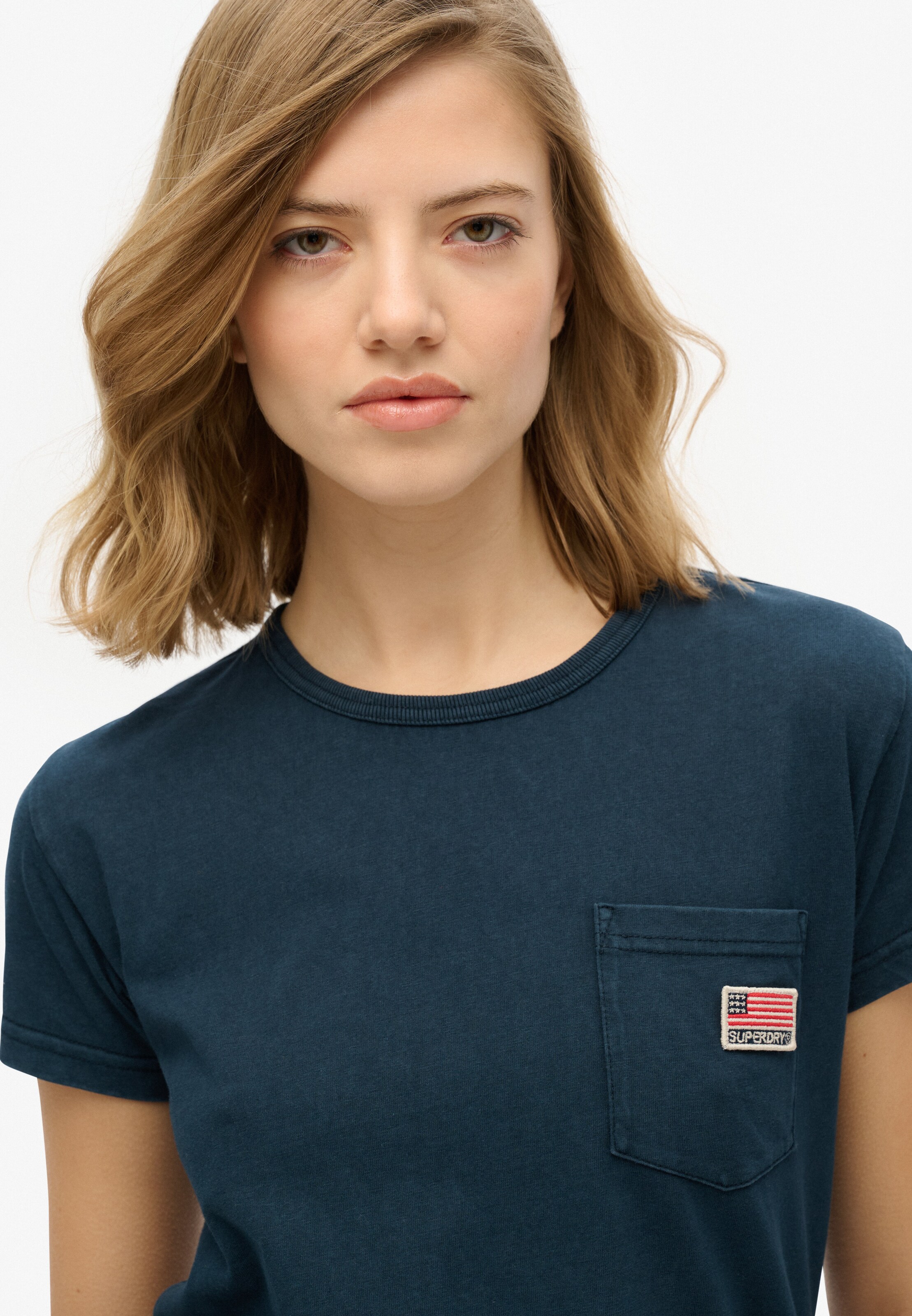 Superdry Shirt 'Athletic Essentials' in Blauw