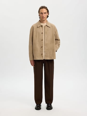 Veste mi-saison SELECTED en gris