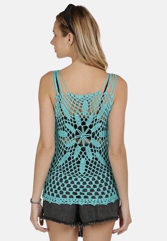IZIA Gebreide top in Blauw