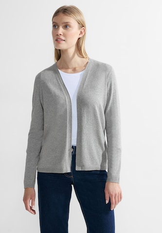 CECIL Knit Cardigan in Grey: front