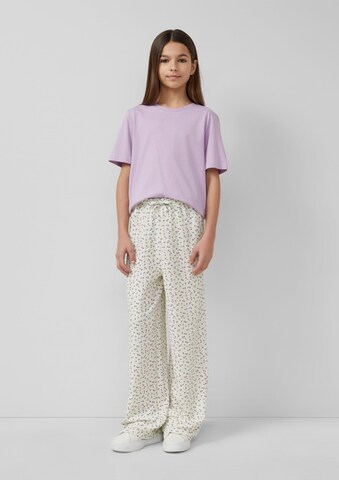 s.Oliver Wide Leg Hose in Beige