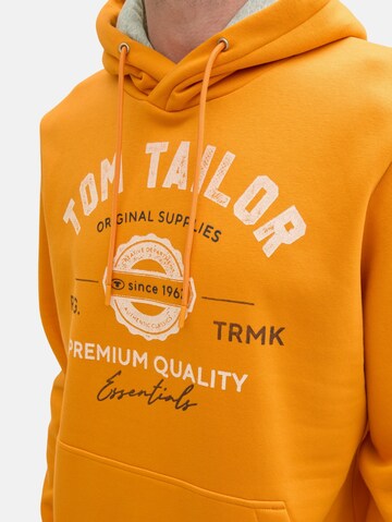 TOM TAILOR Sweatshirt in Gelb