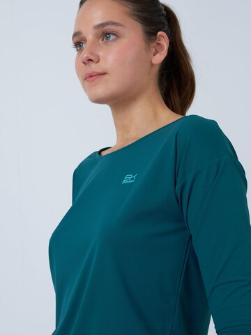 SPORTKIND Funktionsshirt '3/4 Loose Fit'‌‌‌‌‌‌‌‌‌ in Grün