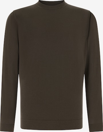 Gilet de costume Boggi Milano en marron : devant