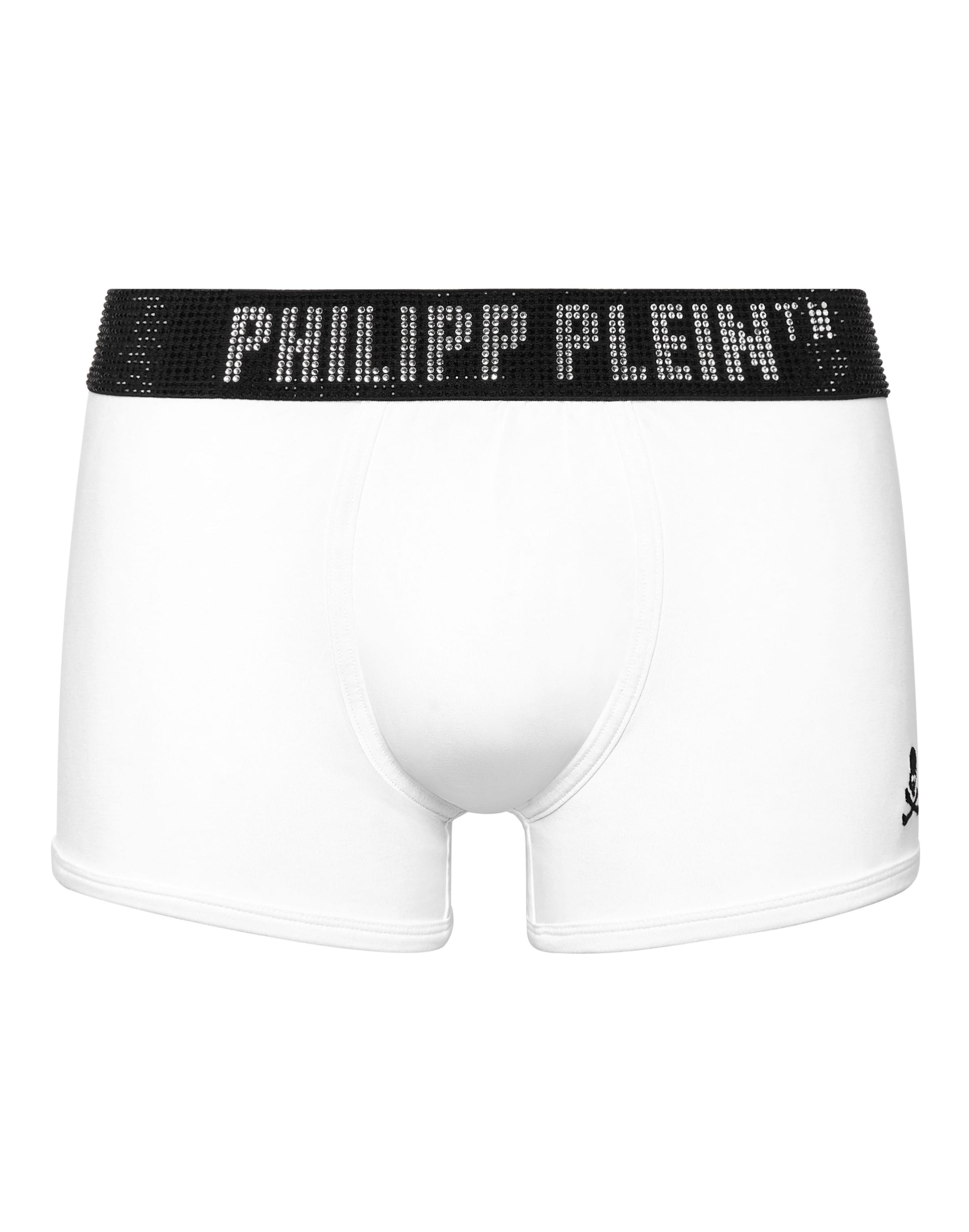 Boxer di Philipp Plein in bianco: frontale