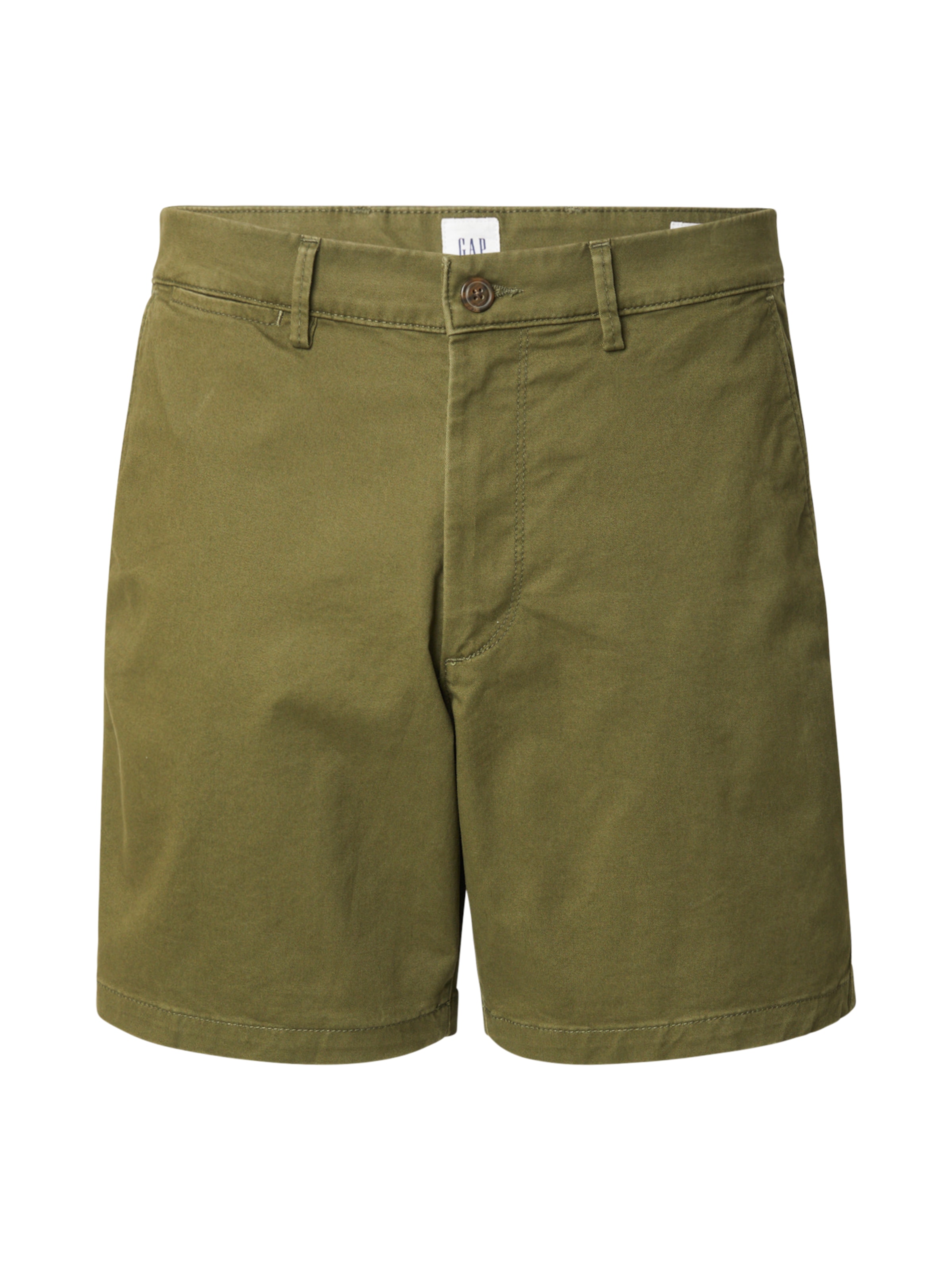 GAP regular Παντελόνι τσίνο 'ESSENTIAL' σε πράσινο: μπροστά