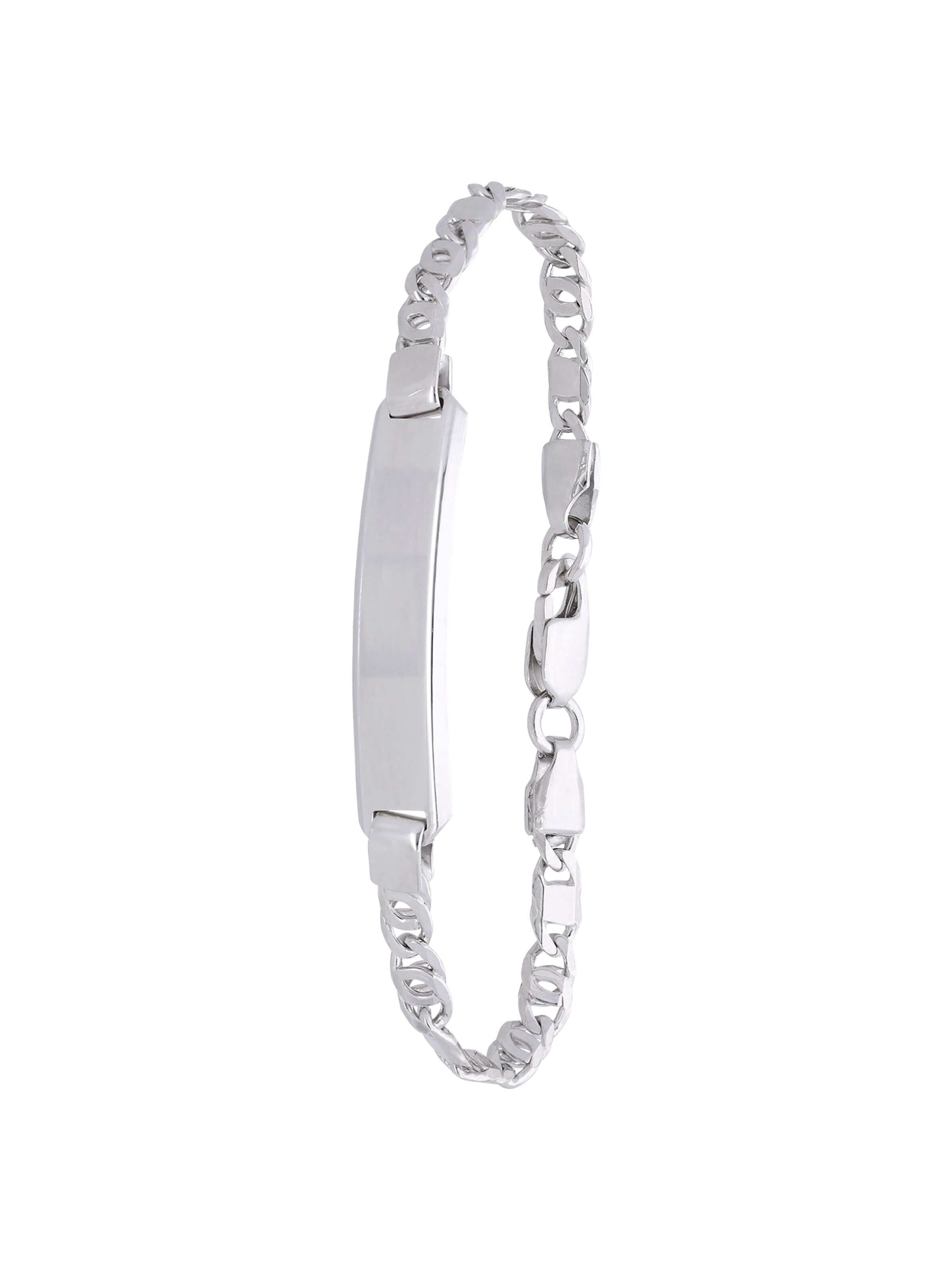 Lucardi Bracelet 'Stylish' in Silver: front