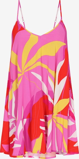 MYMO Ljetna haljina u tamo žuta / roza / crvena / bijela, Pregled proizvoda