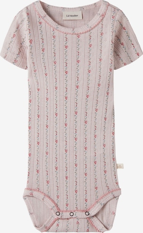 Lil'Atelier - Pijama entero/body en rosa: frente