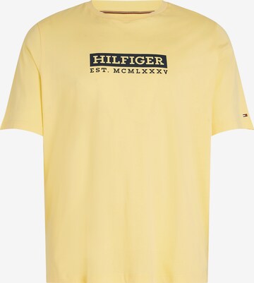 Tommy Hilfiger Big & Tall T-Shirt in Gelb: Vorderseite