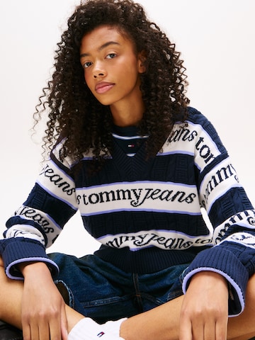Tommy Jeans Pulóver - kék
