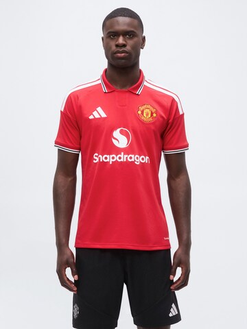 ADIDAS PERFORMANCE - Camiseta funcional 'Manchester United 26/27 Authentic Home' en rojo: frente