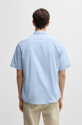 BOSS Regular Fit Hemd 'Rash_2_M' in Blau