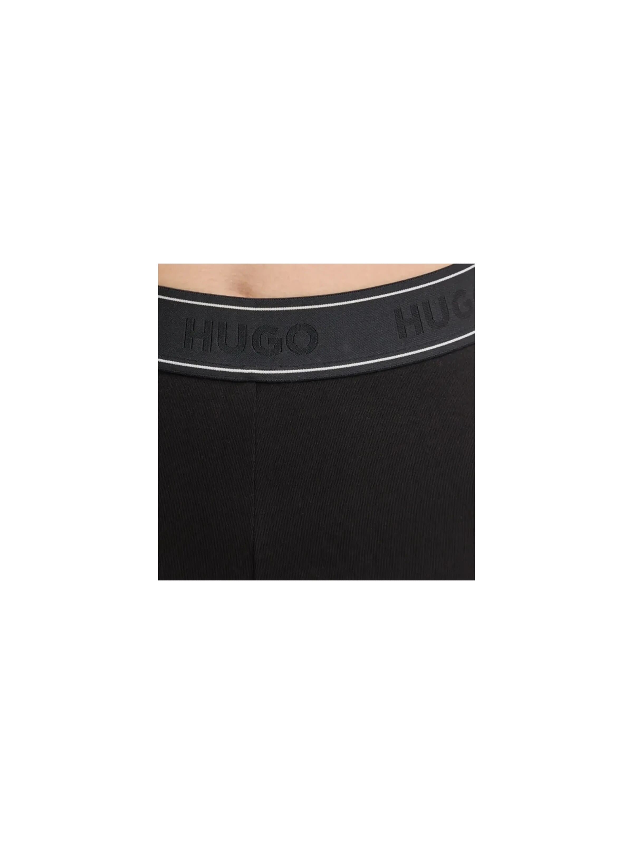 HUGO Regular Leggings 'Line Classic B 1' in Zwart