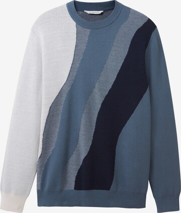 TOM TAILOR Sweater in Blue: front