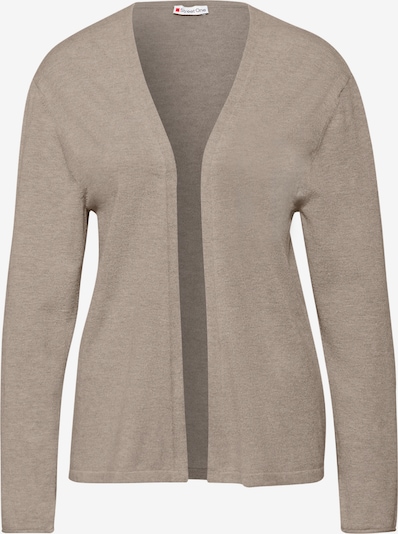 STREET ONE Strickjacke in dunkelbeige, Produktansicht