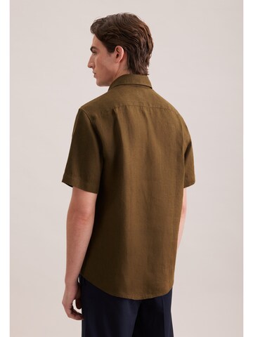 Coupe regular Chemise SEIDENSTICKER en vert