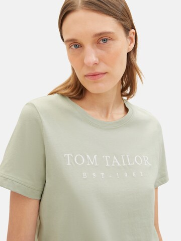 TOM TAILOR T-Shirt in Grün