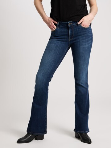 Cross Jeans Flared Jeans 'Faye' in Blue: front