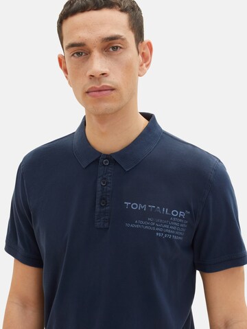 TOM TAILOR Poloshirt in Blau