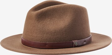 Brixton Hat 'MESSER' in Brown: front