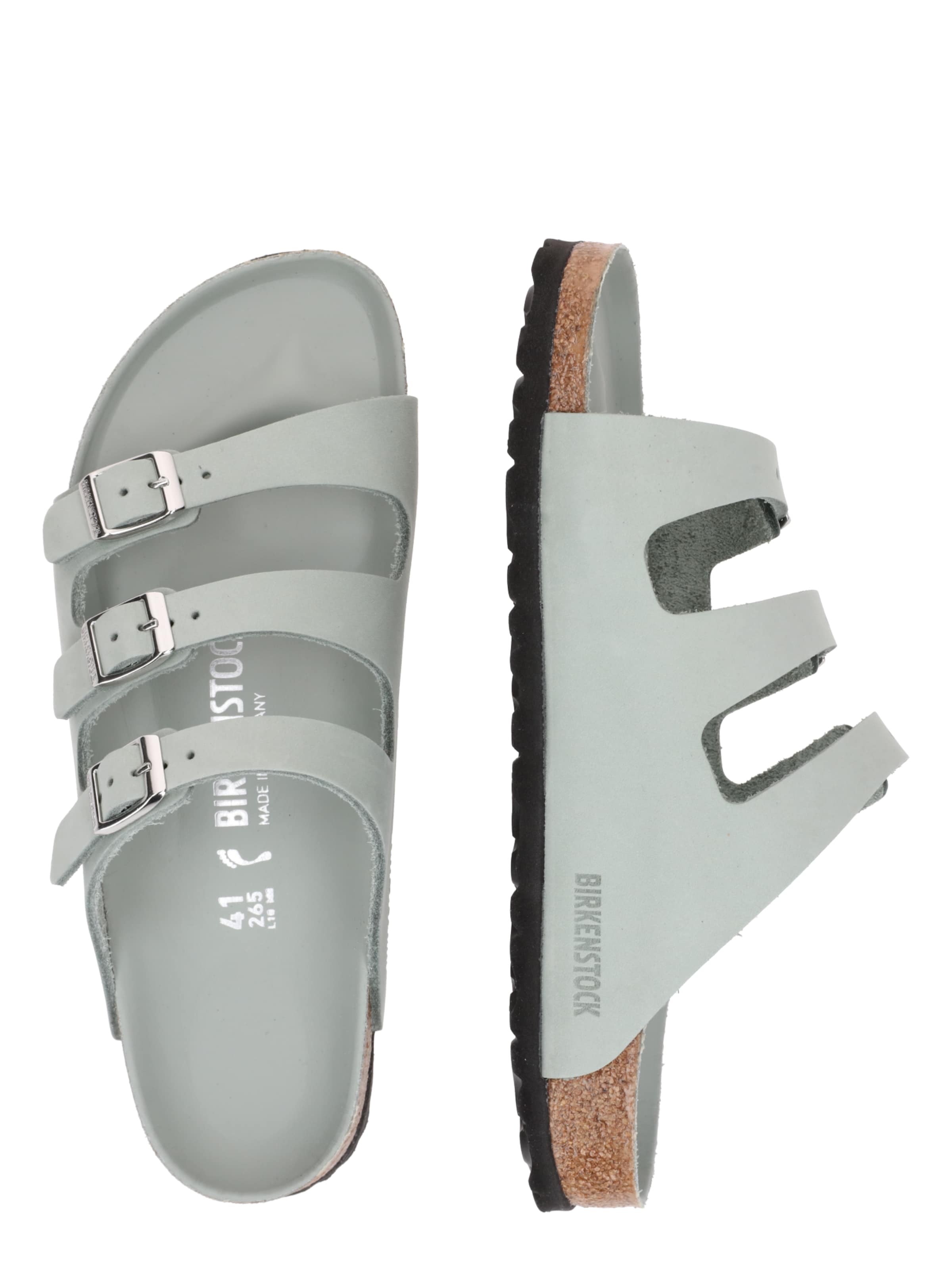 BIRKENSTOCK Klapki 'Florida Fresh' w kolorze zielony