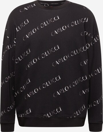 Carlo Colucci Sweatshirt 'Davanzo' in Black: front