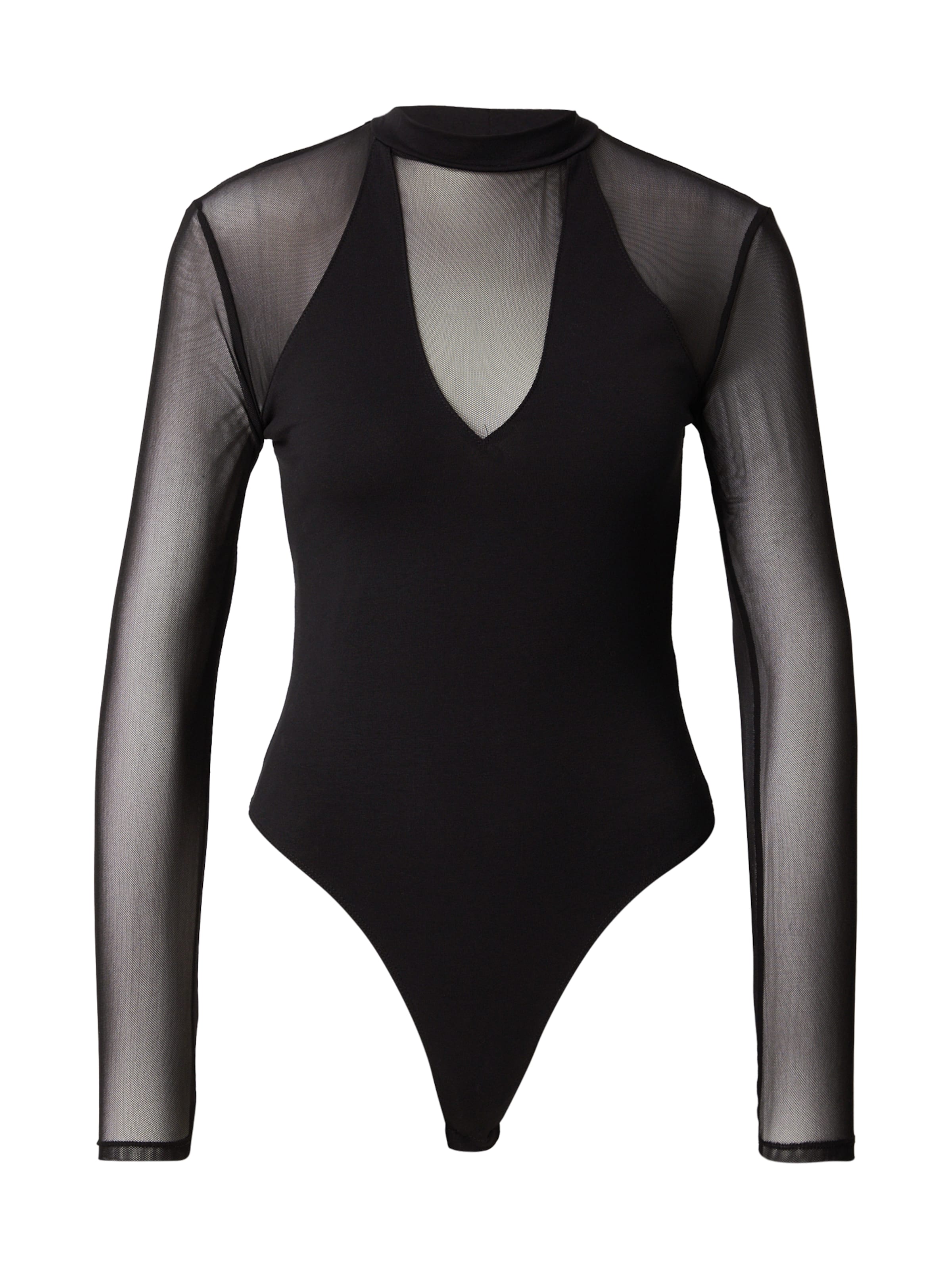 ABOUT YOU Shirt Bodysuit 'Marika' in Black: front