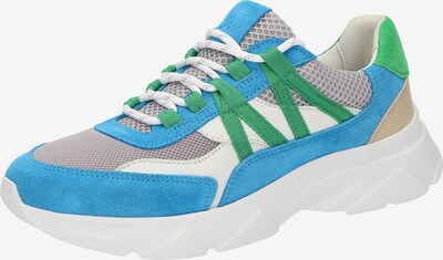 SIOUX Sneakers laag in de kleur Lichtblauw / Grijs / Groen, Productweergave