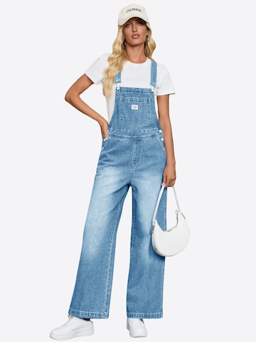 Imily Bela Wide leg Tuinbroek jeans in Blauw