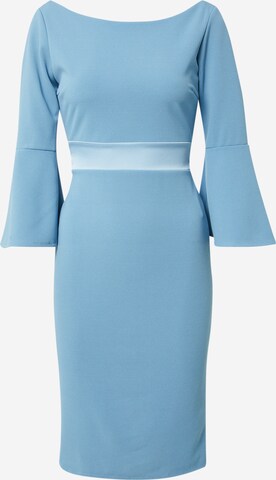 mėlyna WAL G. Kokteilinė suknelė 'VINNIE': priekis