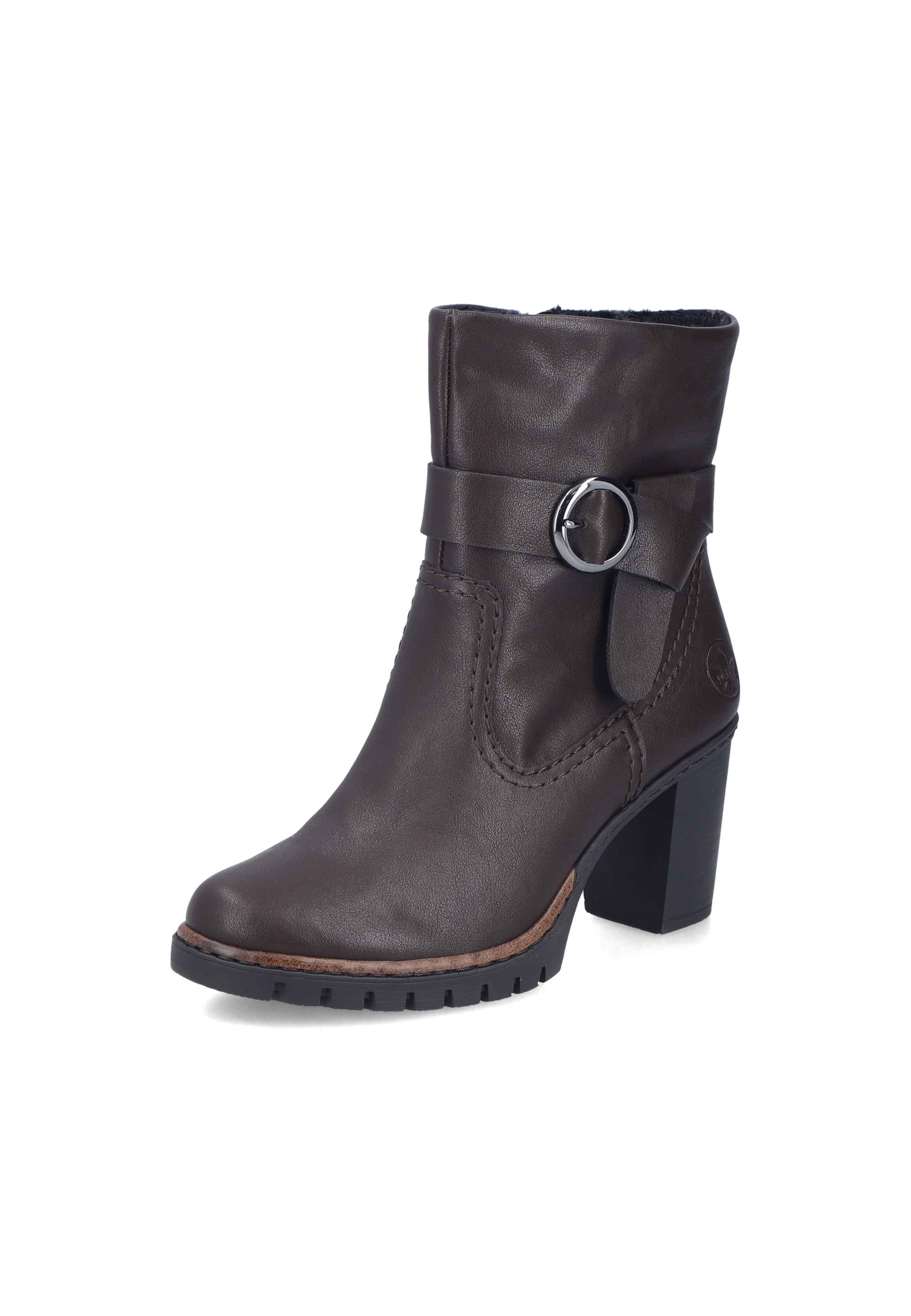 Rieker - Botines en marrón: frente