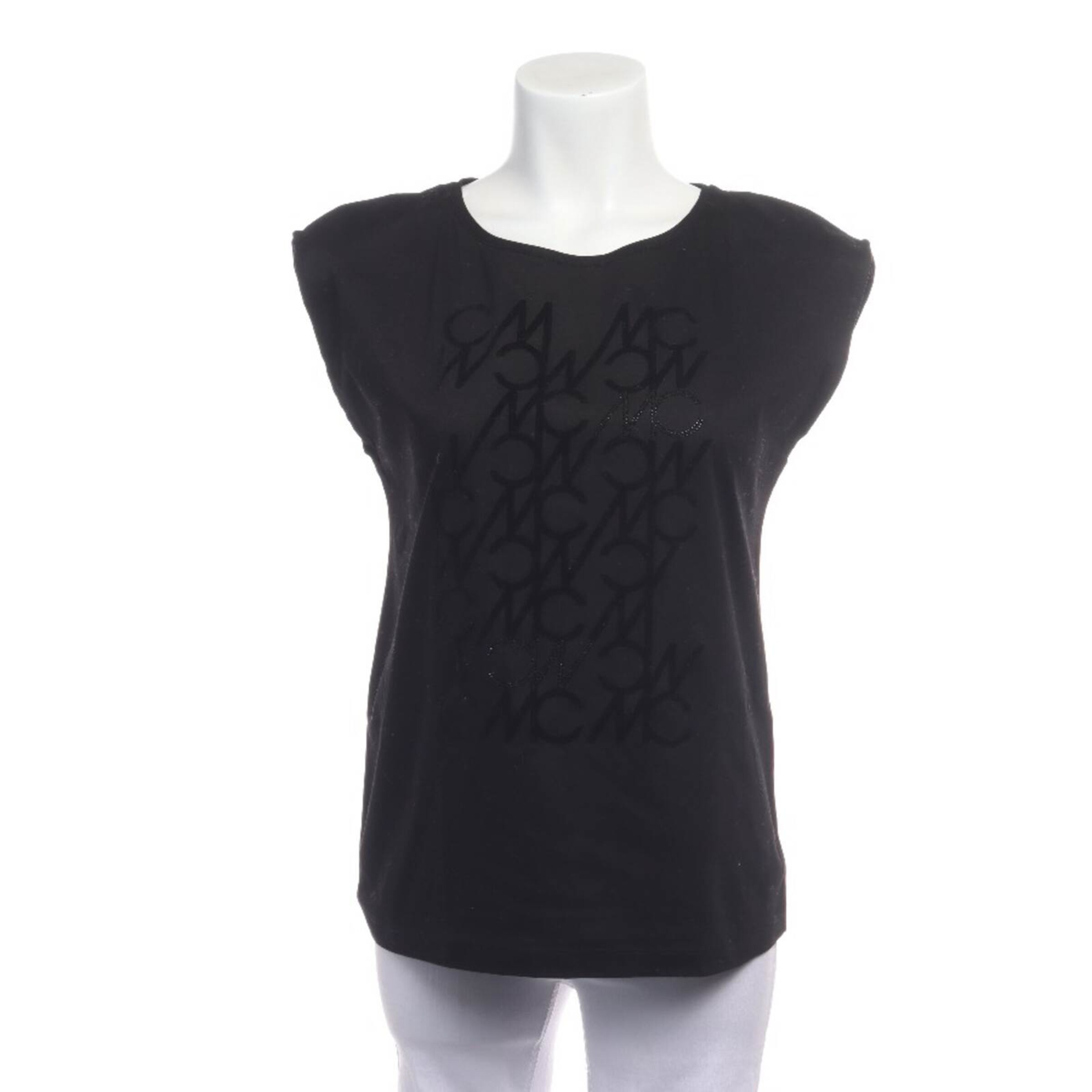 Marc Cain Top / Seidentop XS in Schwarz: Vorderseite