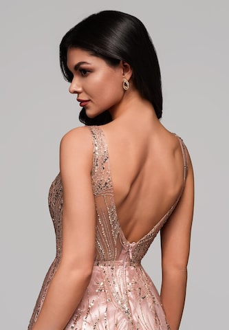 Ombre Evening dress 'Coralie' in Pink