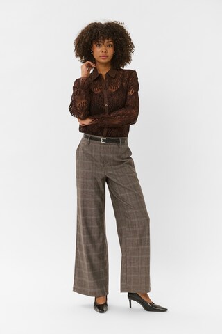 CULTURE Blouse 'Arto Okram' in Brown