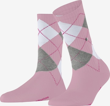 BURLINGTON Socks 'Rib Courtside' in Pink: front