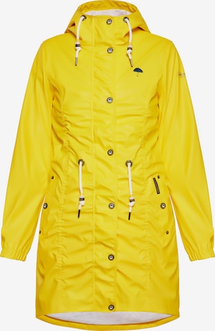 Schmuddelwedda Raincoat in Yellow: front