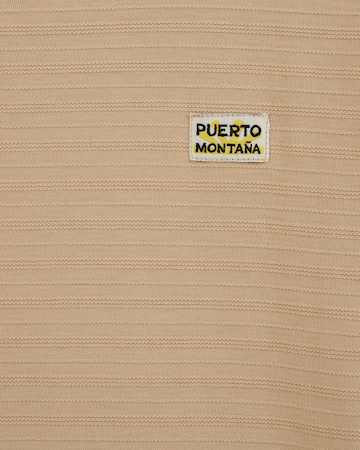 WE Fashion T-Shirt 'Puerto Montana' in Beige