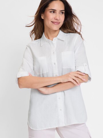 Chemisier Olsen en blanc : devant