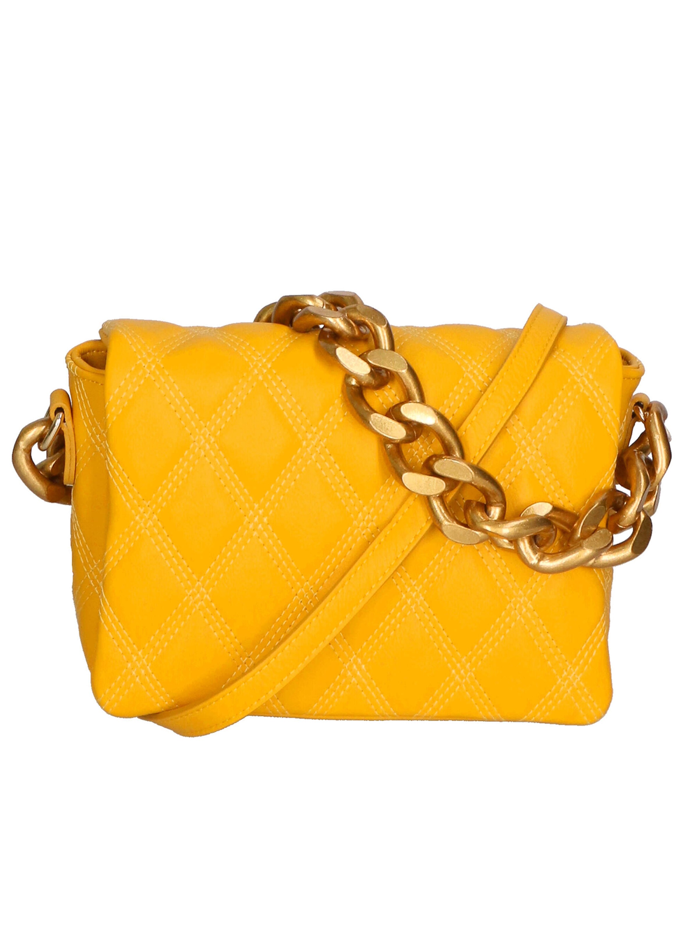 Borsa a spalla di Gave Lux in giallo: frontale