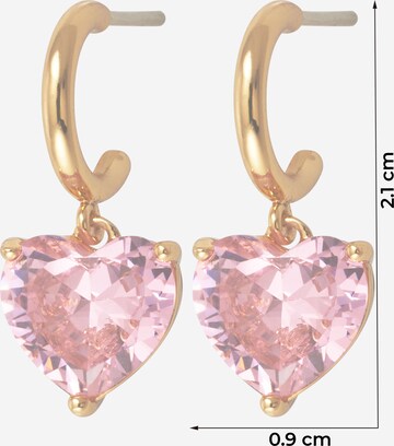 Boucles d'oreilles 'HEART HUGGIES' Kate Spade en rose