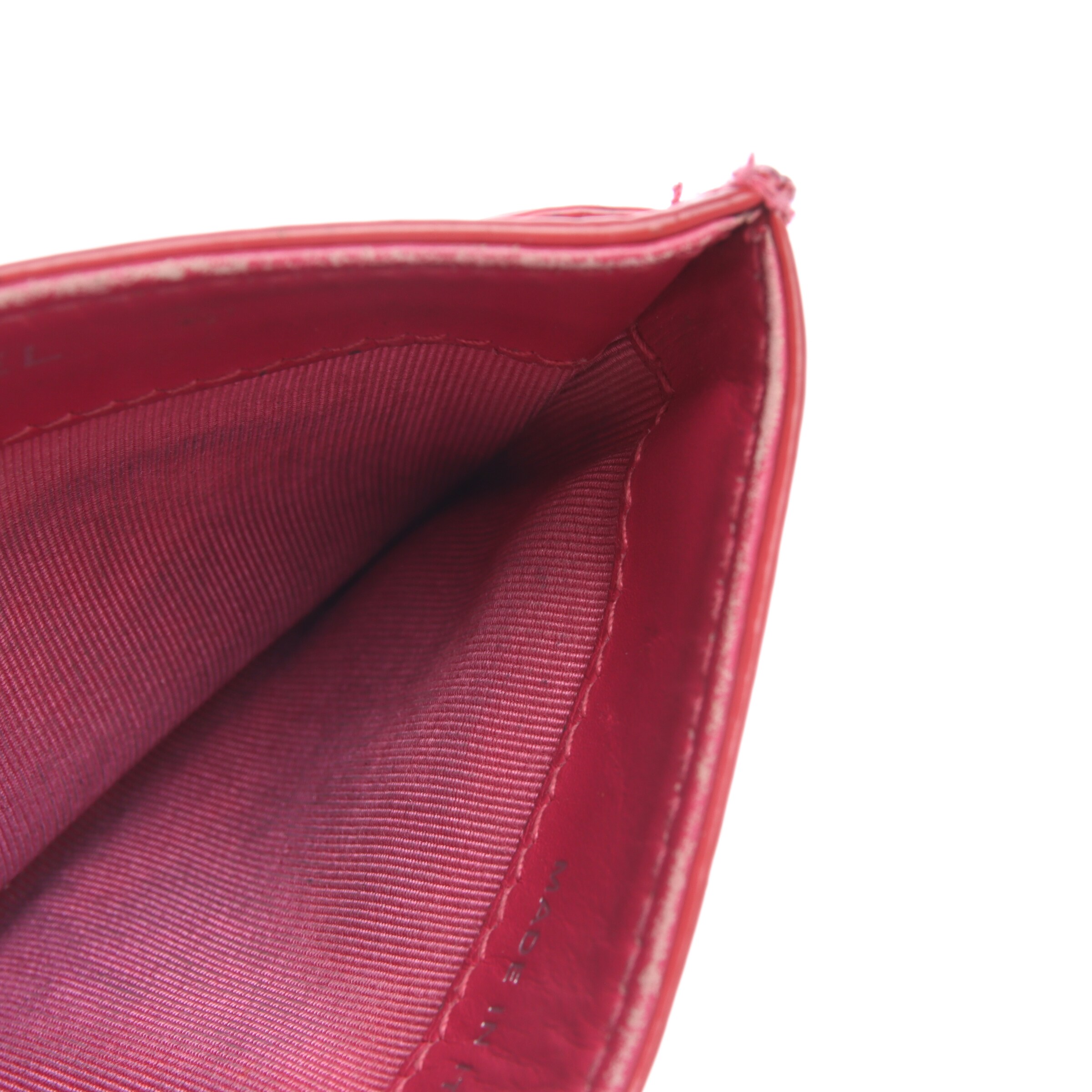 CHANEL Geldbörse / Etui One Size in Rot