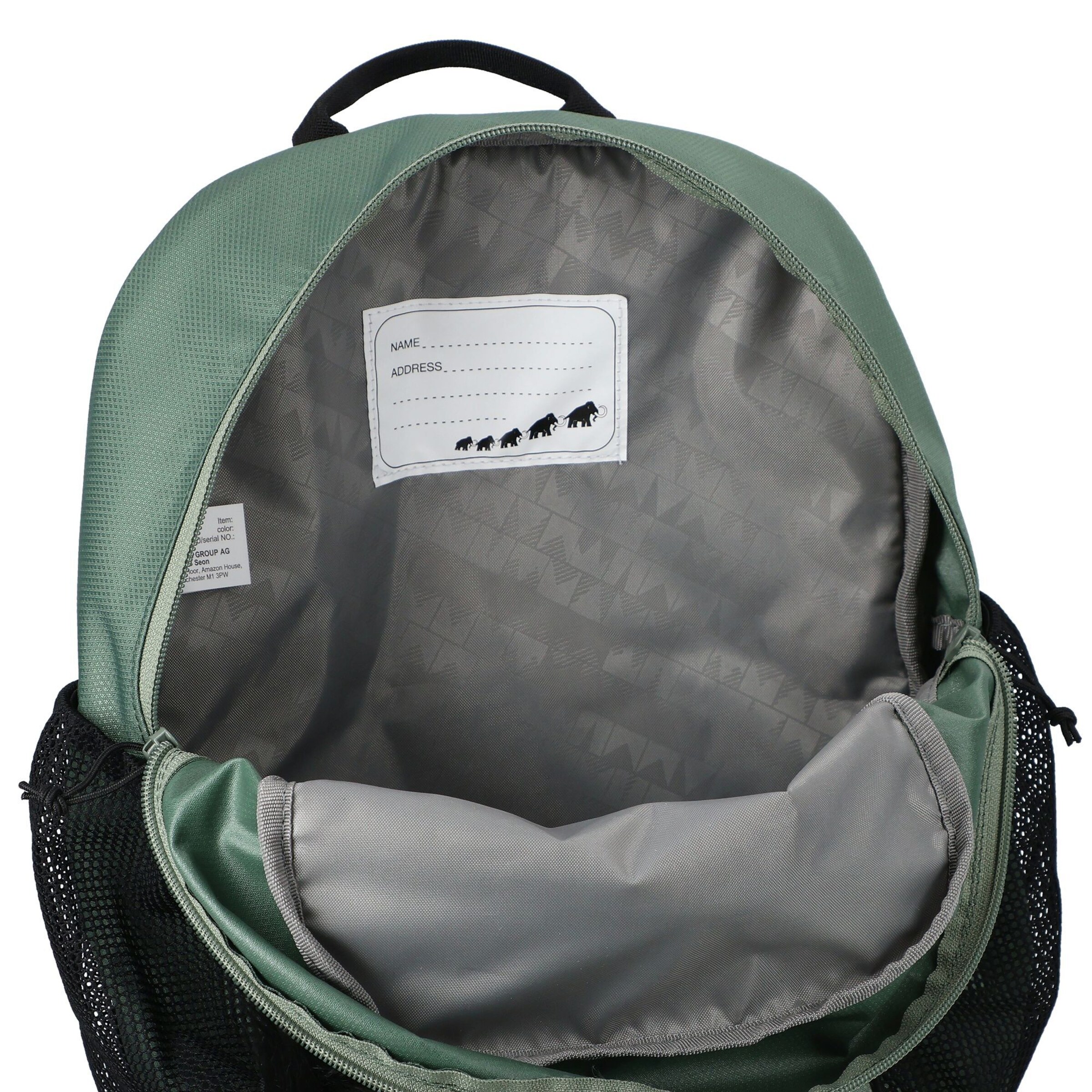 MAMMUT Rucksack 'First Zip 16' in Grün