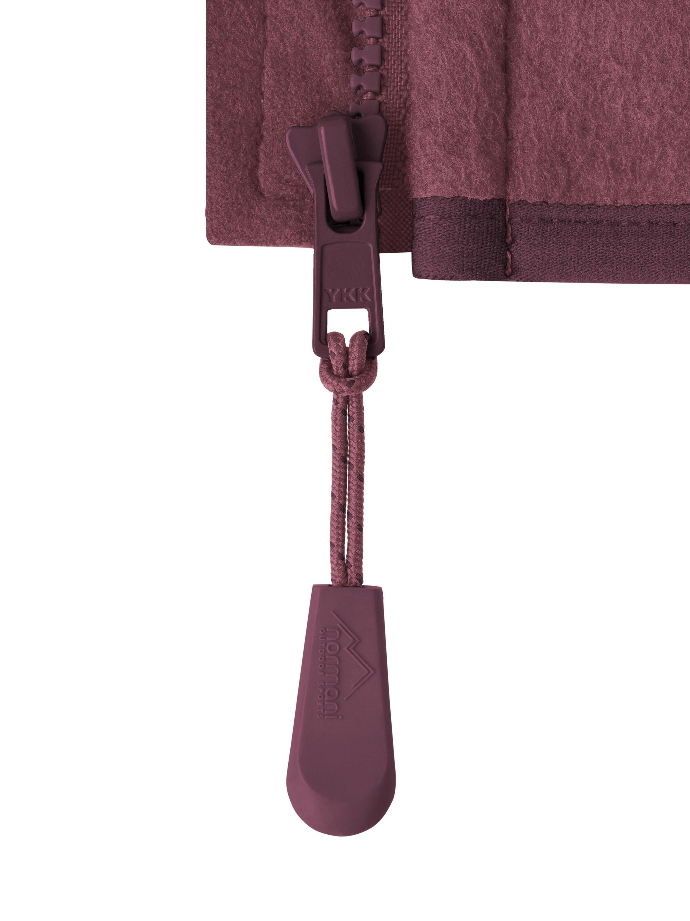 normani Fleece jas in Rood