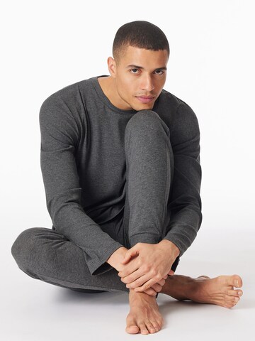 SCHIESSER Pyjama lang ' Modern Nightwear ' in Grijs