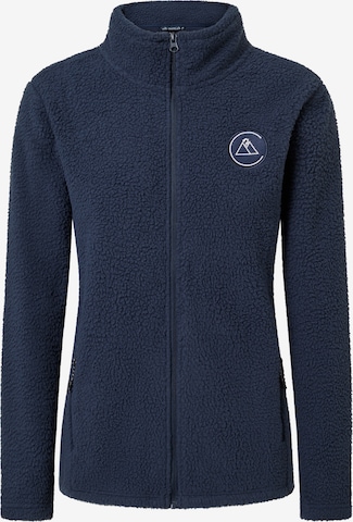 Veste en polaire CASH-MERE.CH en bleu : devant