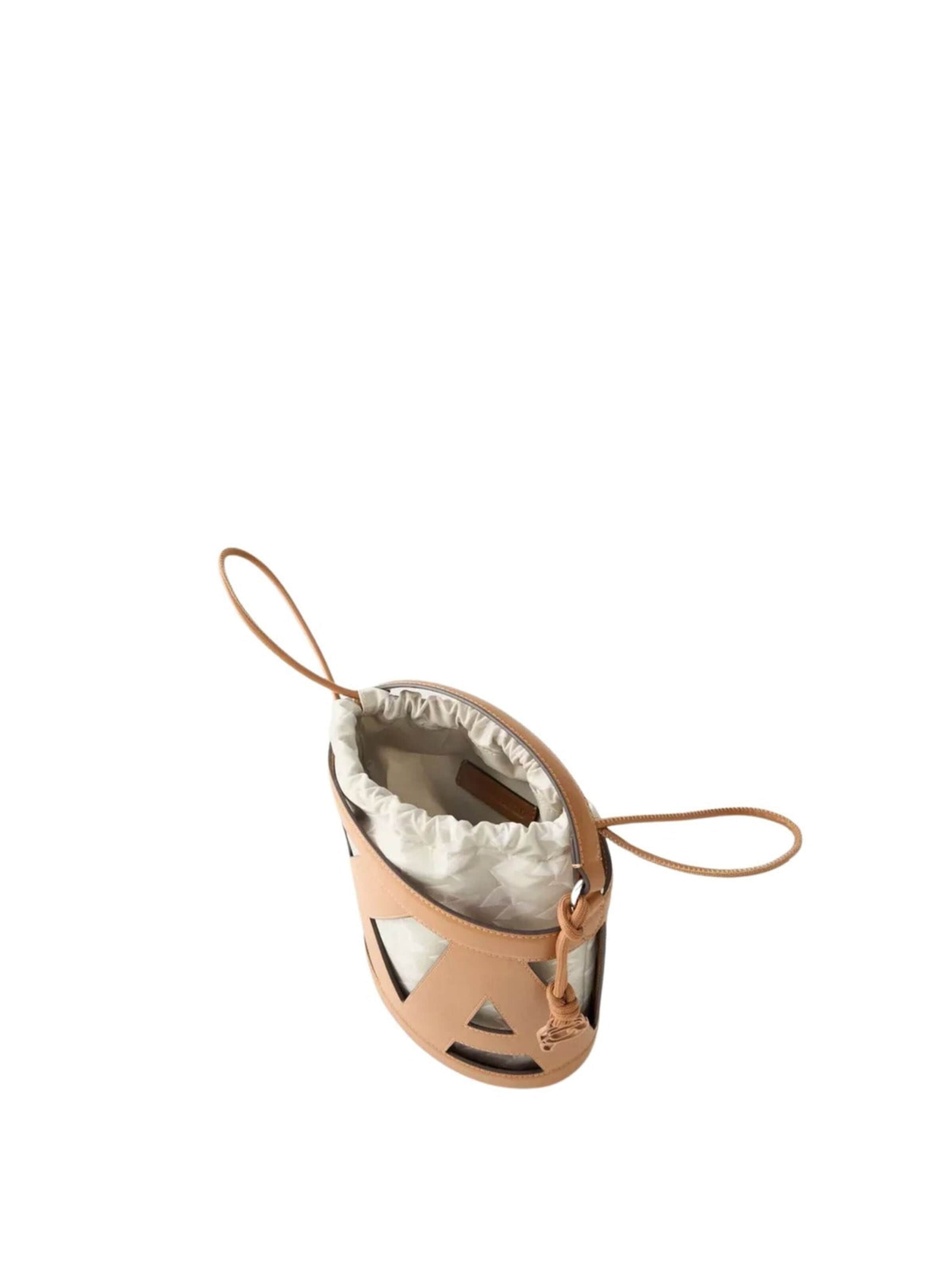 Sac bandoulière 'Karl Lagerfeld Sac Seau Ikon Monogramme Crème' Karl Lagerfeld en beige