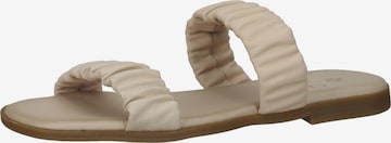 ILC Mules in Beige: front