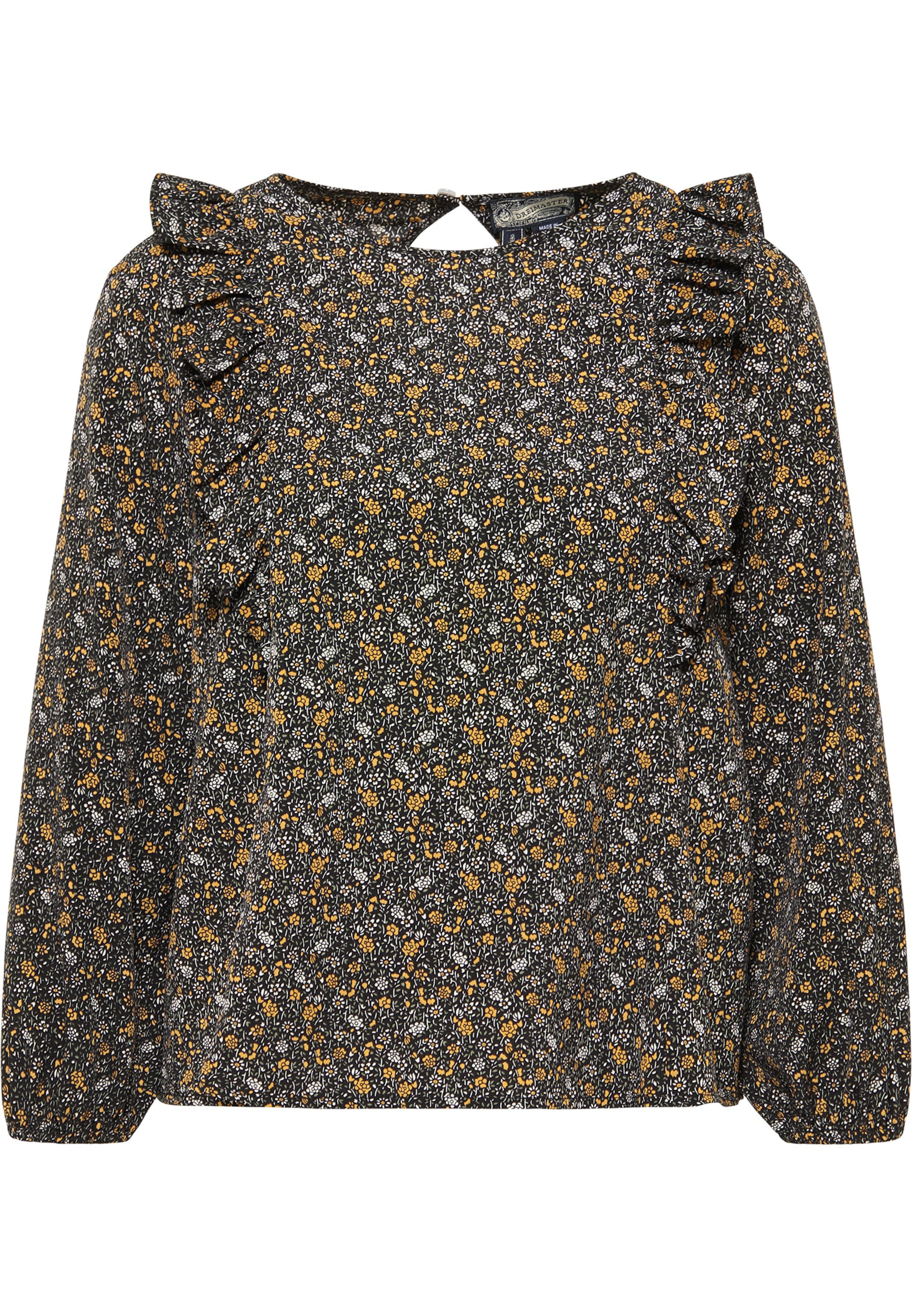 melns DreiMaster Vintage Blūze: no priekšpuses